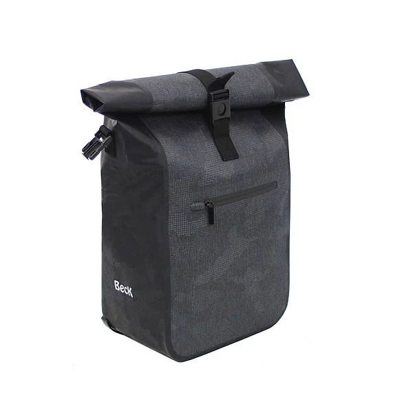 Sacoche arrière Beck Base Simple 18 L – Noir, imperméable et robuste pour vélo & e-bike