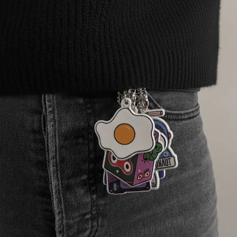 Charm porte-clés réfléchissant – Ramen