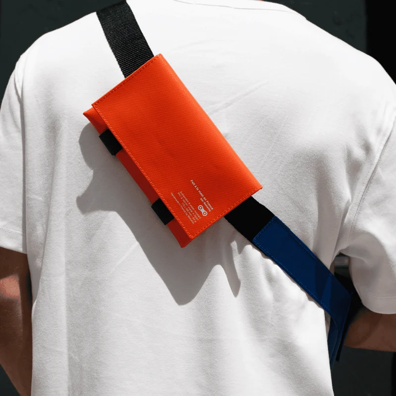La véloche, la pochette nomade bleue