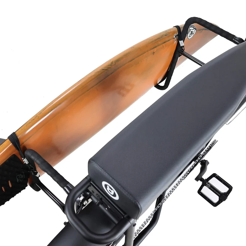 Surfboard bike rack