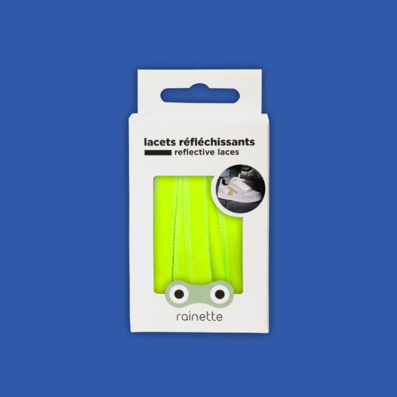 Lacets réfléchissants | jaune fluo - ton sur ton