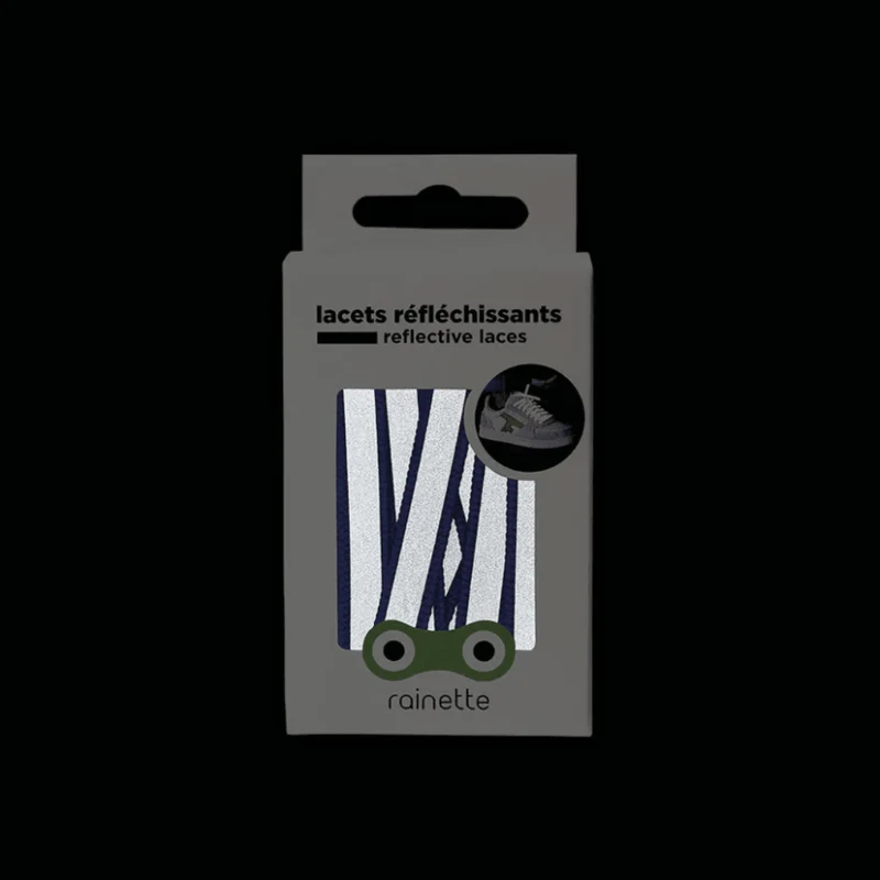 Lacets réfléchissants | violet - ton sur ton