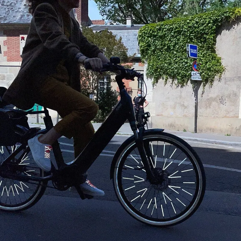 Réflecteurs pour rayons | rose fluo