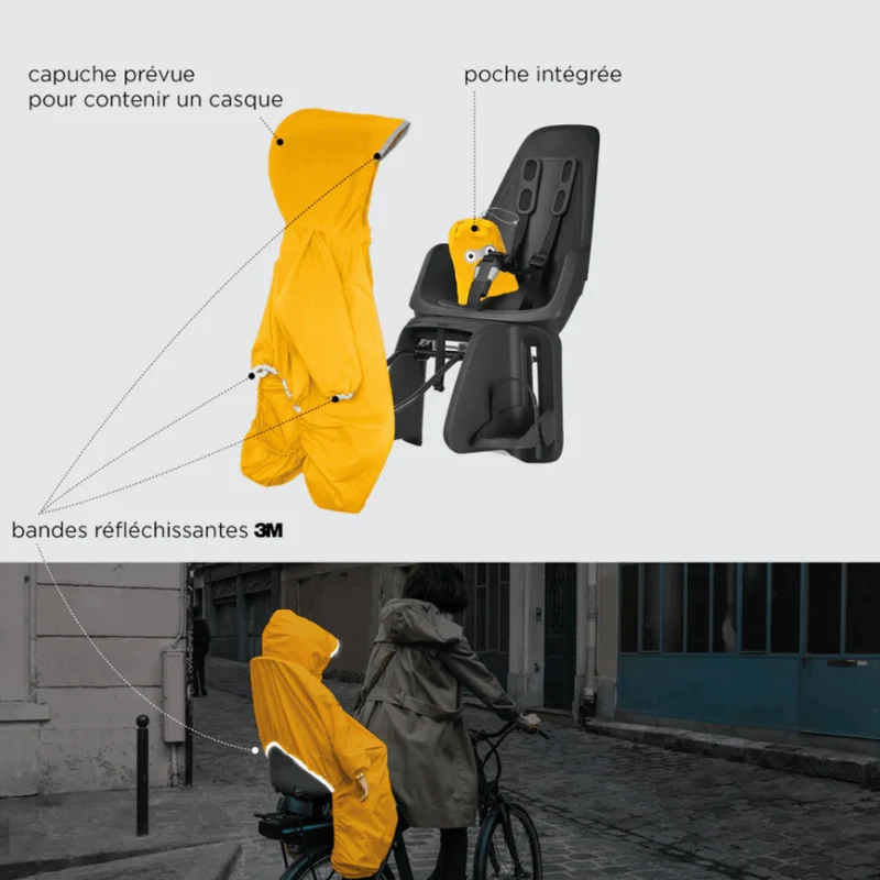 Imperméable pour siège vélo