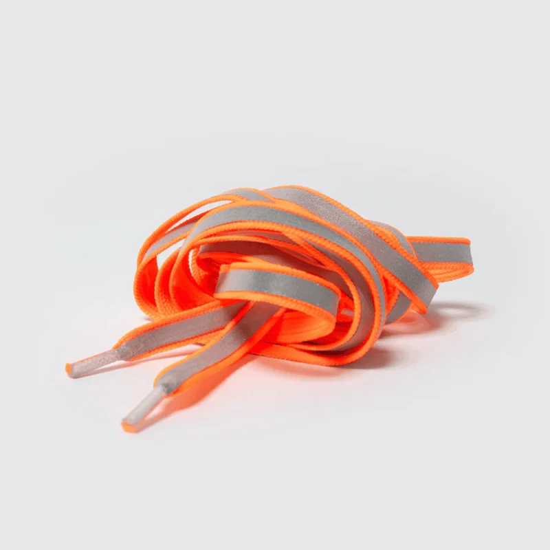 Lacets réfléchissants | orange fluo
