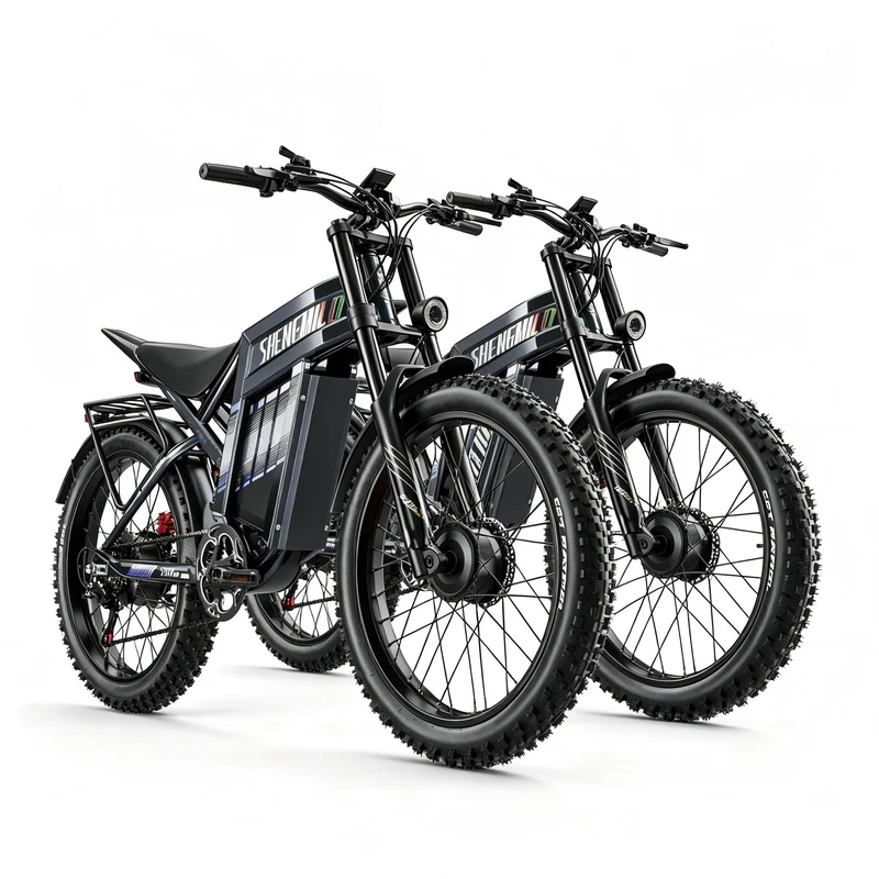 Vélo électrique Shengmilo S900PRO 3000W avec batterie 60V 35Ah, vélo électrique tout suspendu