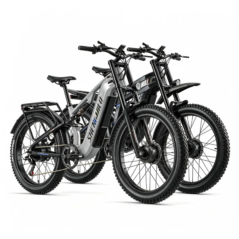 Vélo électrique Shengmilo S900PRO 3000W avec batterie 60V 35Ah, vélo électrique tout suspendu