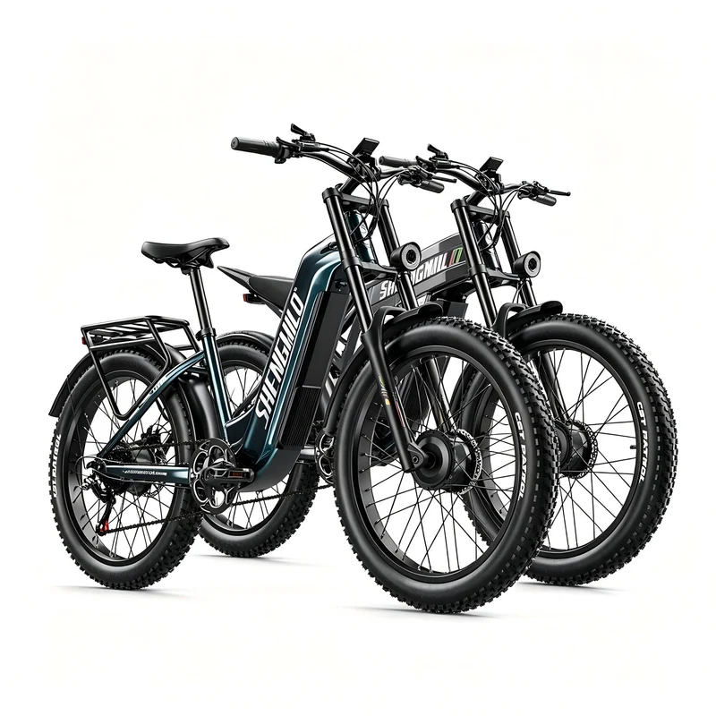 Vélo électrique Shengmilo S900PRO 3000W avec batterie 60V 35Ah, vélo électrique tout suspendu