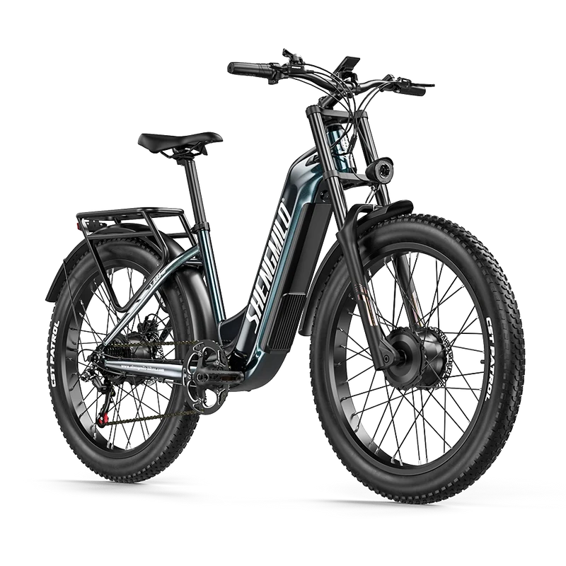 Vélo électrique Shengmilo S700PRO 2000W à double moteur 48V 25Ah