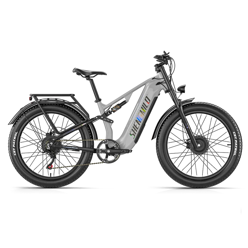 Vélo électrique Shengmilo S600PRO 2000W à double moteur, batterie 48V 25Ah