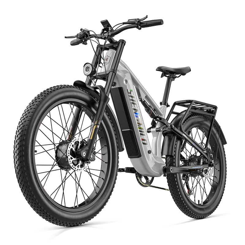 Vélo électrique Shengmilo S600PRO 2000W à double moteur, batterie 48V 25Ah