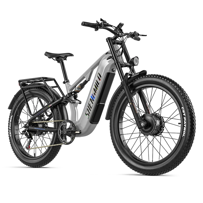 Vélo électrique Shengmilo S600PRO 2000W à double moteur, batterie 48V 25Ah