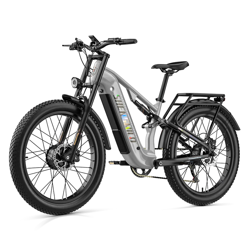 Vélo électrique Shengmilo S600PRO 2000W à double moteur, batterie 48V 25Ah