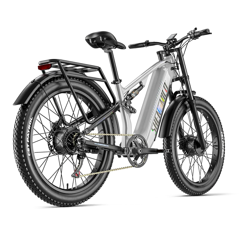 Vélo électrique Shengmilo S600PRO 2000W à double moteur, batterie 48V 25Ah