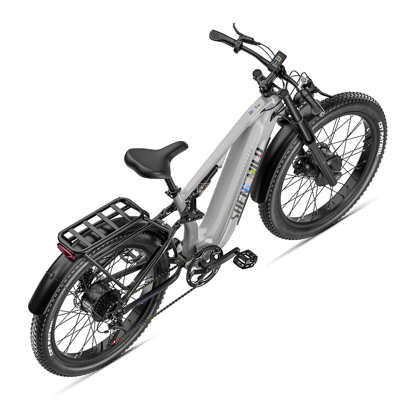 Vélo électrique Shengmilo S600PRO 2000W à double moteur, batterie 48V 25Ah