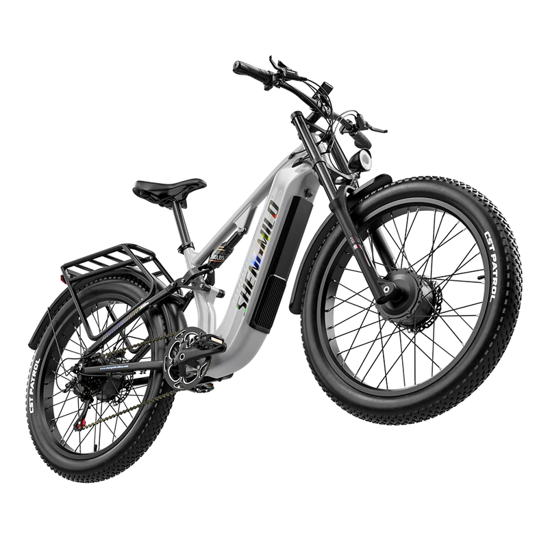 Vélo électrique Shengmilo S600PRO 2000W à double moteur, batterie 48V 25Ah