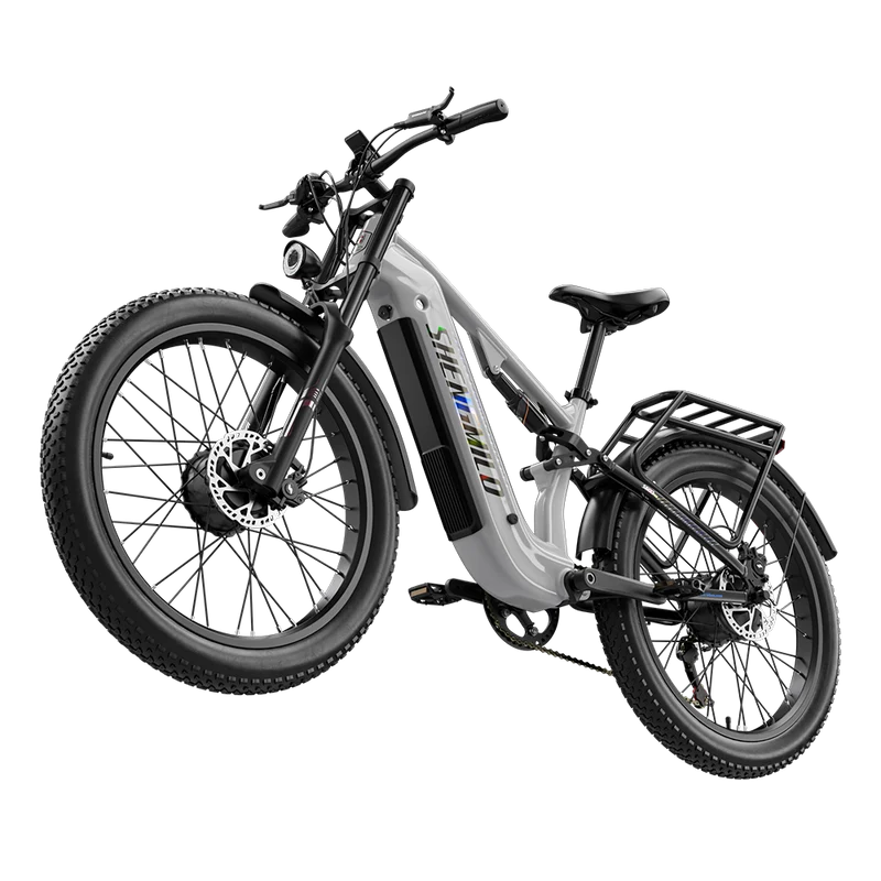 Vélo électrique Shengmilo S600PRO 2000W à double moteur, batterie 48V 25Ah