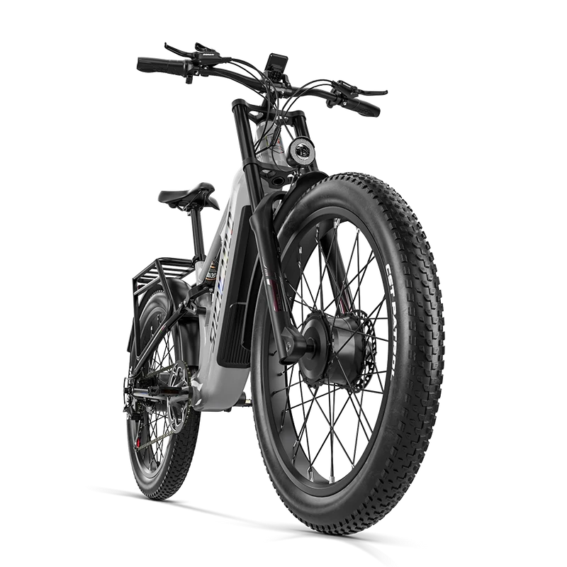 Vélo électrique Shengmilo S600PRO 2000W à double moteur, batterie 48V 25Ah