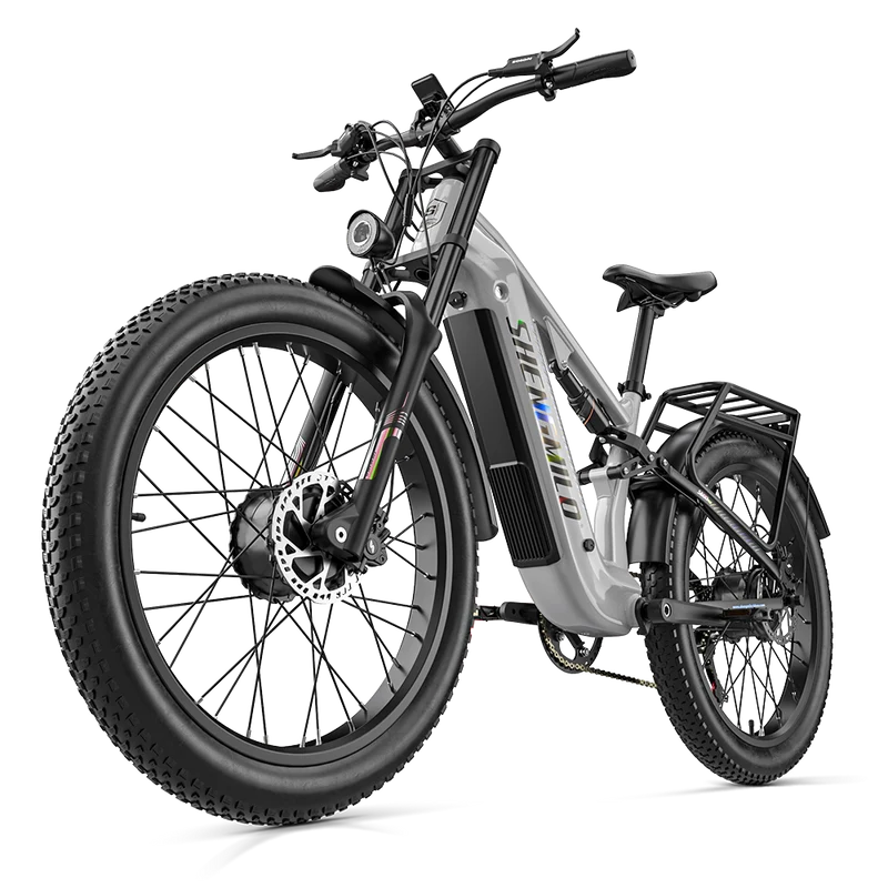 Vélo électrique Shengmilo S600PRO 2000W à double moteur, batterie 48V 25Ah