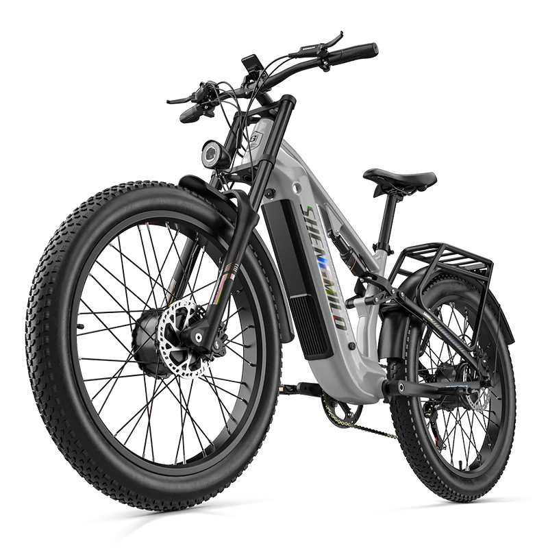 Vélo électrique Shengmilo S600PRO 2000W à double moteur, batterie 48V 25Ah