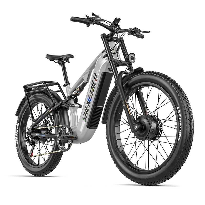 Vélo électrique Shengmilo S600PRO 2000W à double moteur, batterie 48V 25Ah
