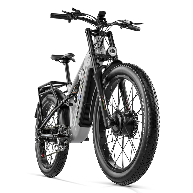 Vélo électrique Shengmilo S600PRO 2000W à double moteur, batterie 48V 25Ah