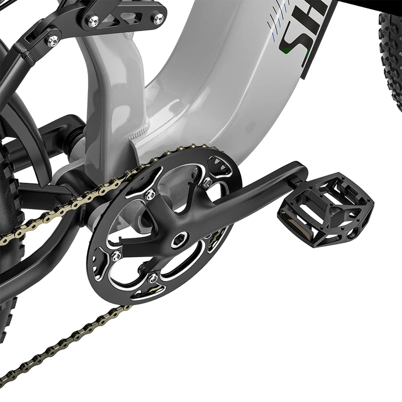 Vélo électrique Shengmilo S600PRO 2000W à double moteur, batterie 48V 25Ah