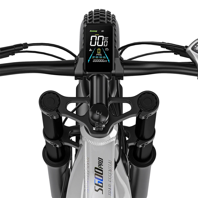 Vélo électrique Shengmilo S600PRO 2000W à double moteur, batterie 48V 25Ah