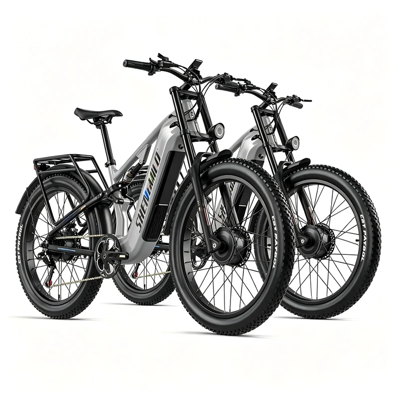 Vélo électrique Shengmilo S600PRO 2000W à double moteur, batterie 48V 25Ah