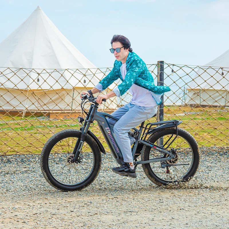 Vélo de montagne électrique à suspension complète Shengmilo MX05 48V 17.5AH 90KM