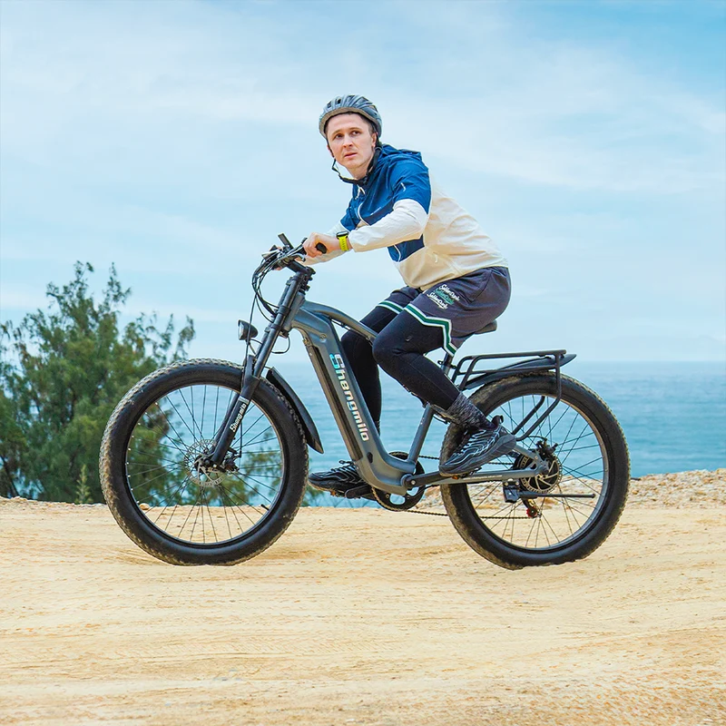 Vélo de montagne électrique à suspension complète Shengmilo MX05 48V 17.5AH 90KM