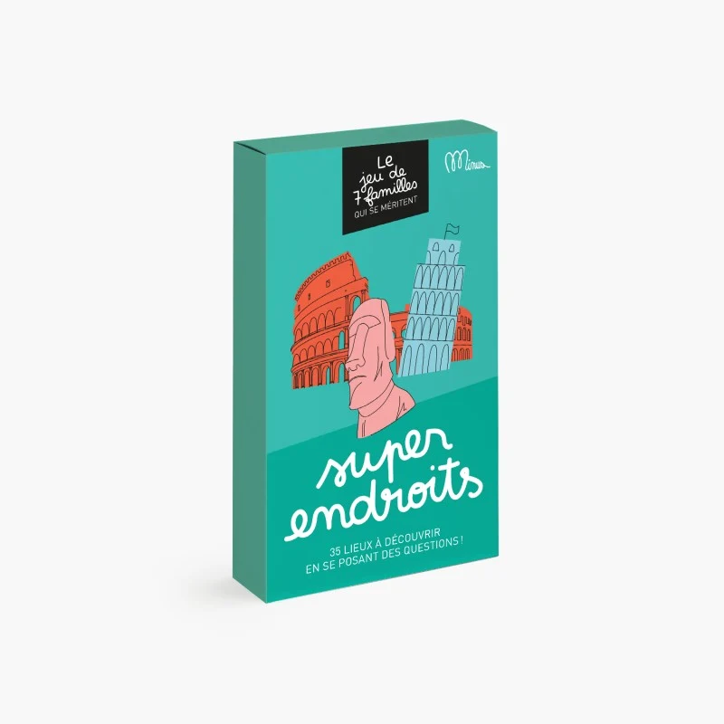 Jeu de 7 familles qui se méritent - SUPER ENDROITS