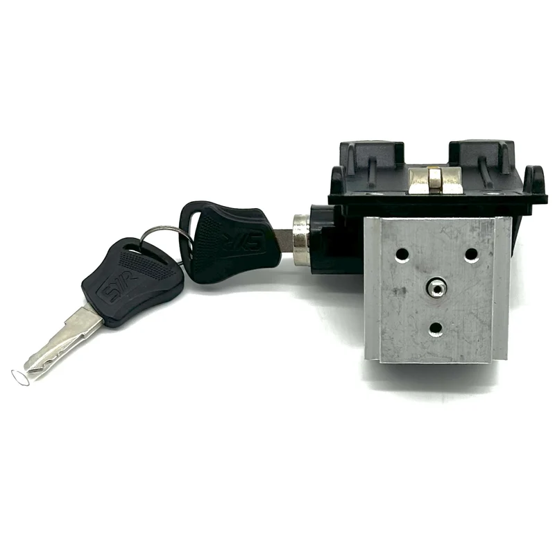 Battery Lock In Frame with Keys