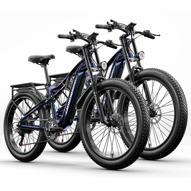 2023 Nouveau vélo de montagne électrique tout suspendu Shengmilo MX03 × 2 EBIKES COMBO