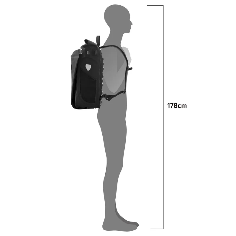 Ortlieb Vario Plus QL2.2 26L bicycle pannier and backpack