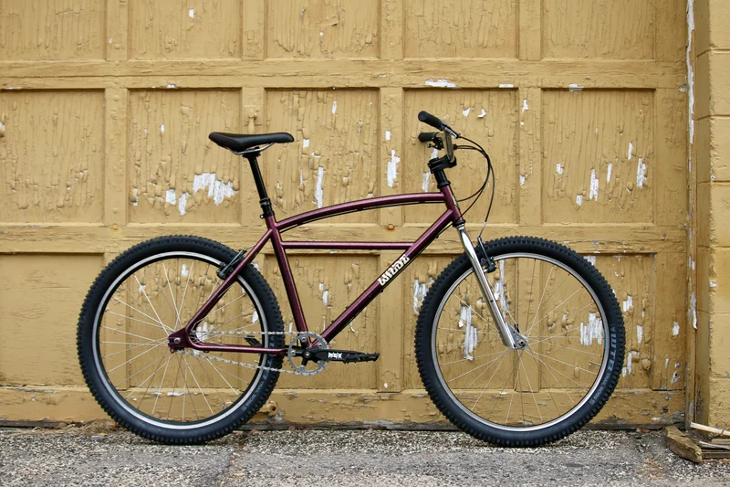 Wilde Moto Cruiser — 26in MTB Frameset, Fork & Bar Bundle, Purple Pizazz