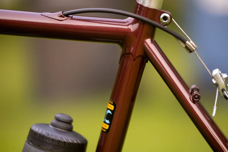 Wilde Spelljammer Frameset — Rim Brake Randonneur, Oxblood