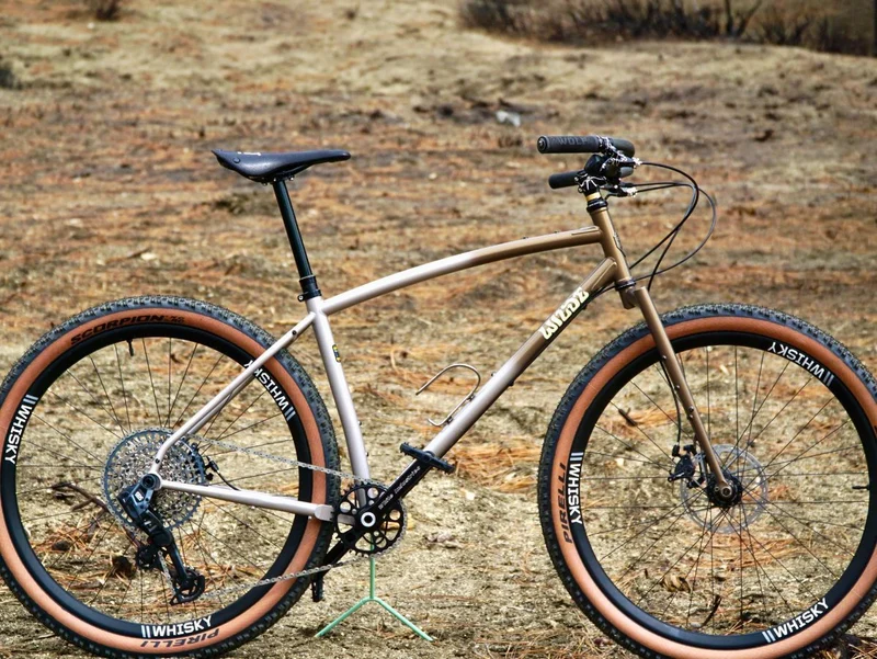Wilde Supertramp Frameset — Segmented Steel Fork, Dirt Champagne