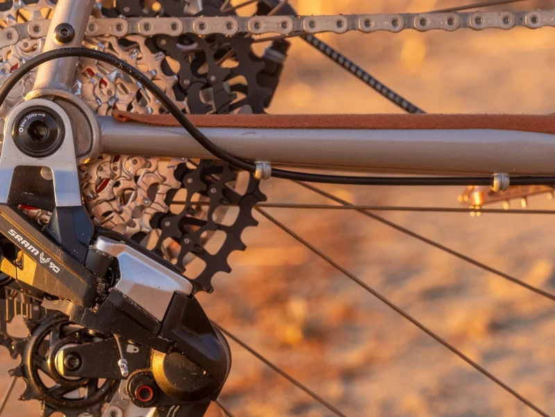 Wilde Supertramp Frameset — Segmented Steel Fork, Dirt Champagne