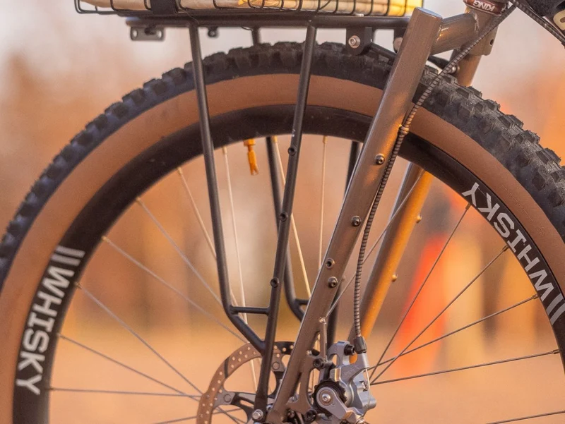Wilde Supertramp Frameset — Segmented Steel Fork, Dirt Champagne