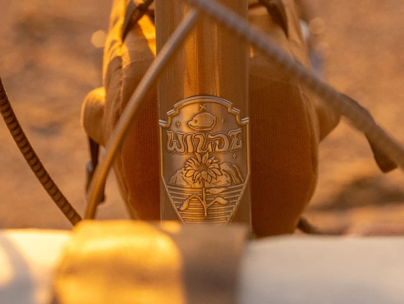 Wilde Supertramp Frameset — Segmented Steel Fork, Dirt Champagne