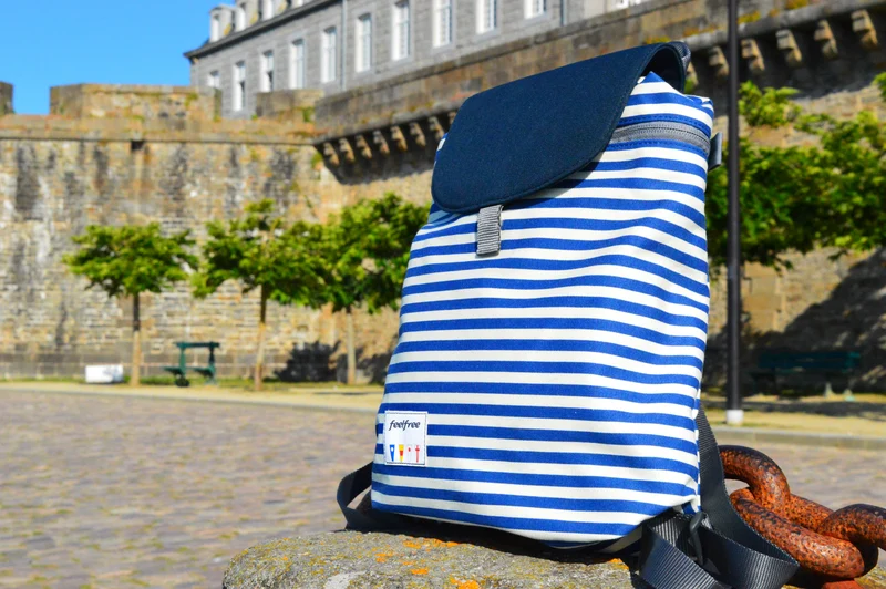 Mini sac à dos imperméable Marinière - Sailor