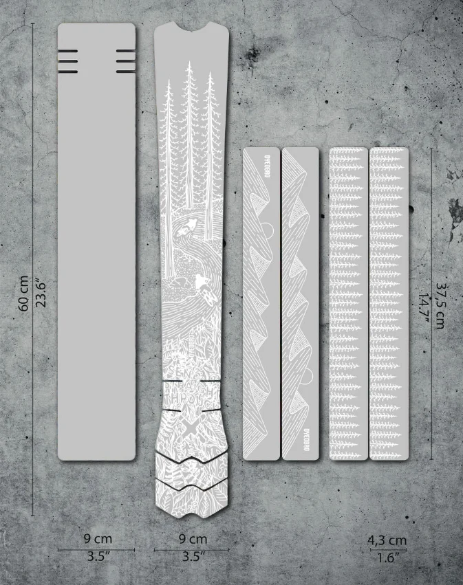 Kit film de protection cadre DYEDBRO NEO OS Illustration Gloss