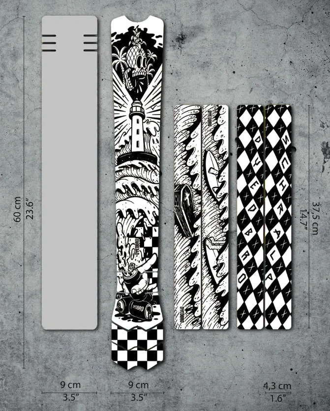 Kit film de protection cadre DYEDBRO NEO Surfs Up Gloss