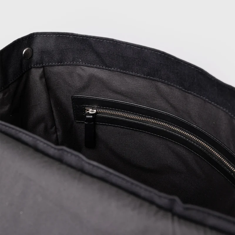 Leather Lid Backpack 16"