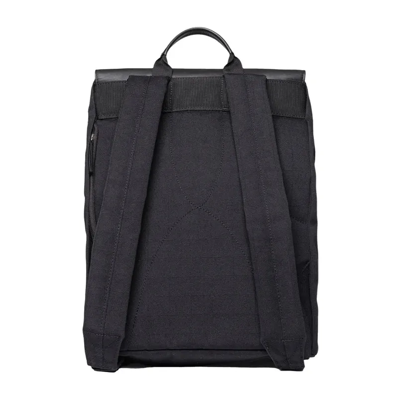 Leather Lid Backpack 14"