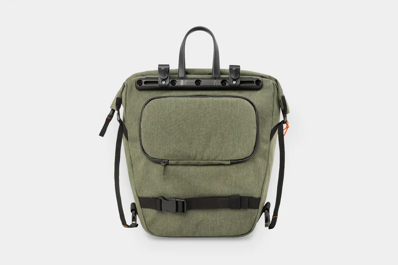 Sacoche vélo convertible en sac à dos – Recyclée & étanche