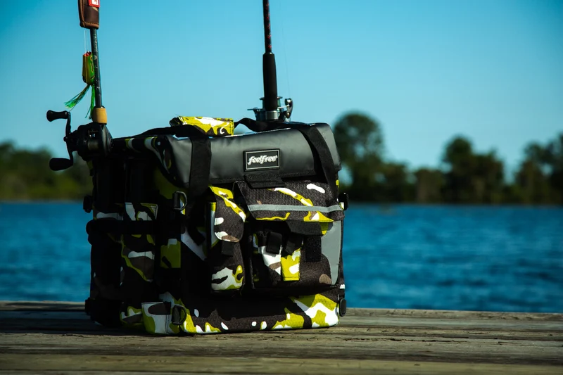 Sac de pêche étanche avec porte-cannes