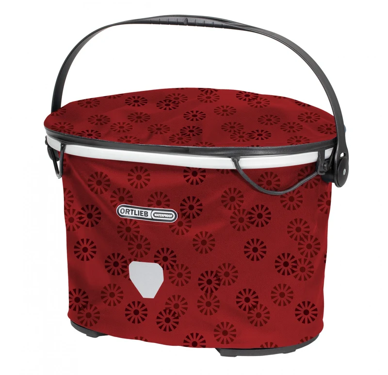 Ortlieb Up-Town Floral 17.5L waterproof handlebar basket