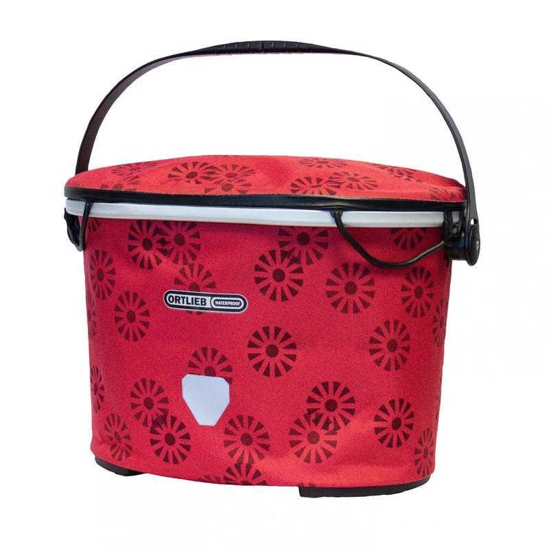 Ortlieb Up-Town Floral 17.5L waterproof handlebar basket